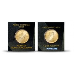 Canadian Gold Maple Leaf 2025 (1g)