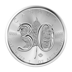 [AU] Maple Leaf 30th Aniversario (1oz) + Cápsula
