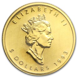 [AU] Canadian Gold Maple Leaf 1993 - 1997 (1/10 oz) 