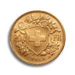 20 Francos Suizos Helvetia
