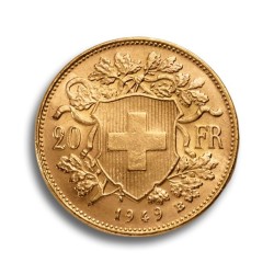 20 Francos Suizos Helvetia