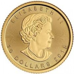 Canadian Gold Maple Leaf (1/4oz)