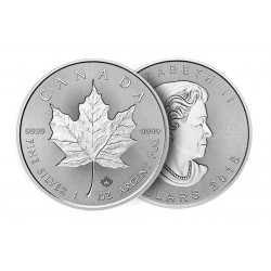 [XF] Incuse Canadian Silver Maple Leaf (1oz)