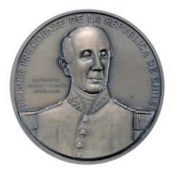 Medallas Presidenciales: Manuel Blanco Encalada. - Envejecido