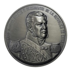 Medallas Presidenciales: Manuel Bulnes P. - Envejecido