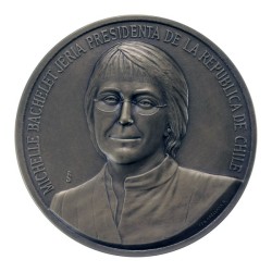 Medallas Presidenciales: Michelle Bachelet J. - Envejecido