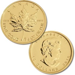 Canadian Gold Maple Leaf (1/4oz)