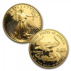 [PROOF] American Gold Eagle (1/4 oz) + Cápsula