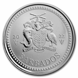 [AU] Tridente de Barbados 2022 (1 oz) + Cap