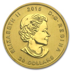 Canadian Gold Howling Wolf (1/10oz)