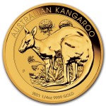Australian Kangaroos 2021 (1/4 oz) + Cápsula